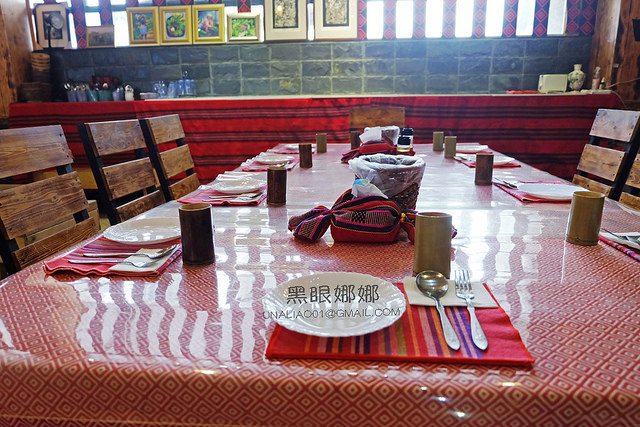甫田6號部落美食餐廳餐桌